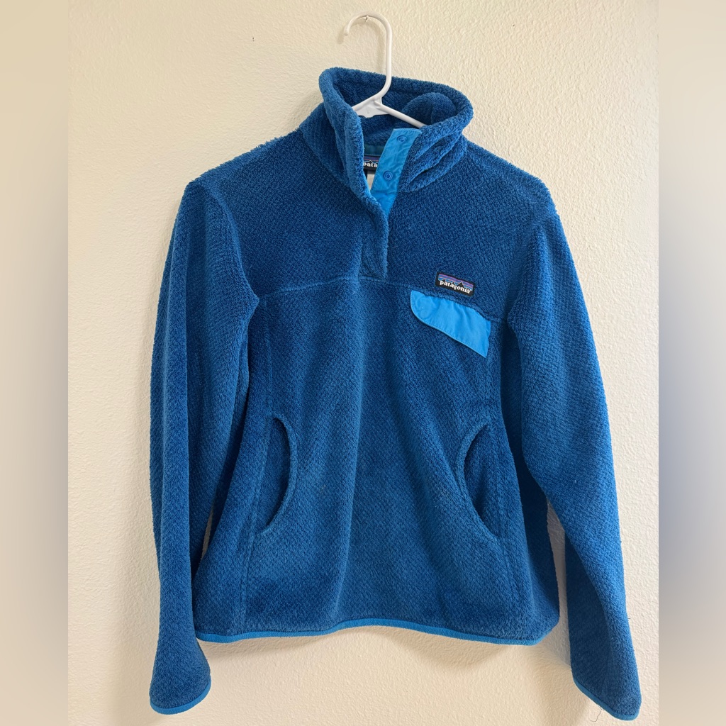 Patagonia Blue Women's Re-Tool Half-Snap Pullover